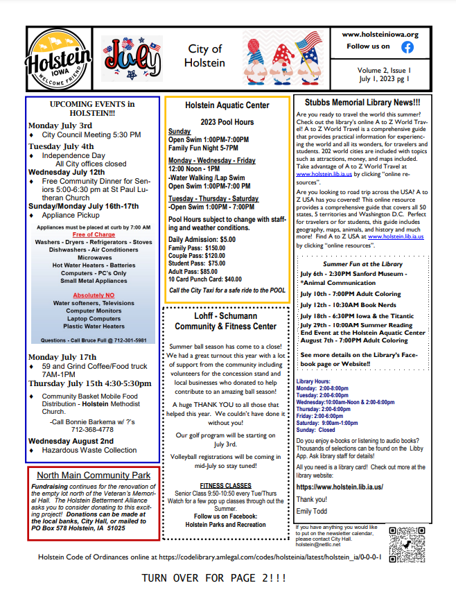 July 2023 Newsletter
